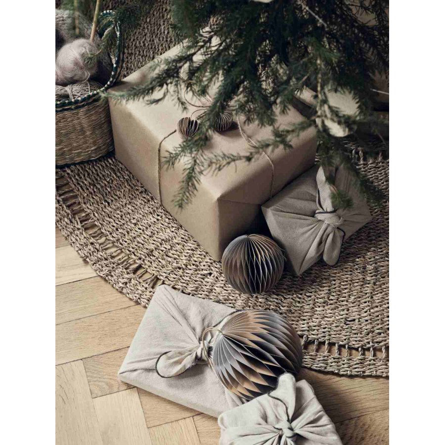 Broste Copenhagen Ball Ornament 9 cm, Silber