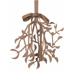 Broste Copenhagen Mistletoe Ornament 27 cm, Indian Tan