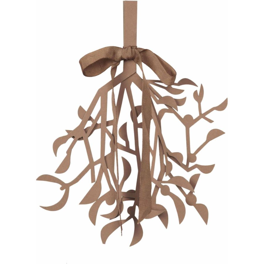 Broste Copenhagen Mistletoe Ornament 27 cm, Indian Tan