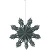Broste Copenhagen Snowflake Ornament 15 cm, Deep Forest