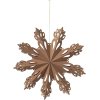 Broste Copenhagen Snowflake Ornament 30 cm, Indian Tan