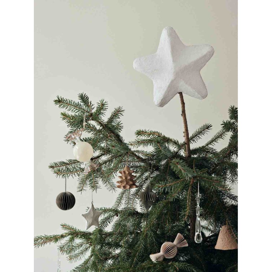 Broste Copenhagen Pulp Glockenornament 6 cm, Braun
