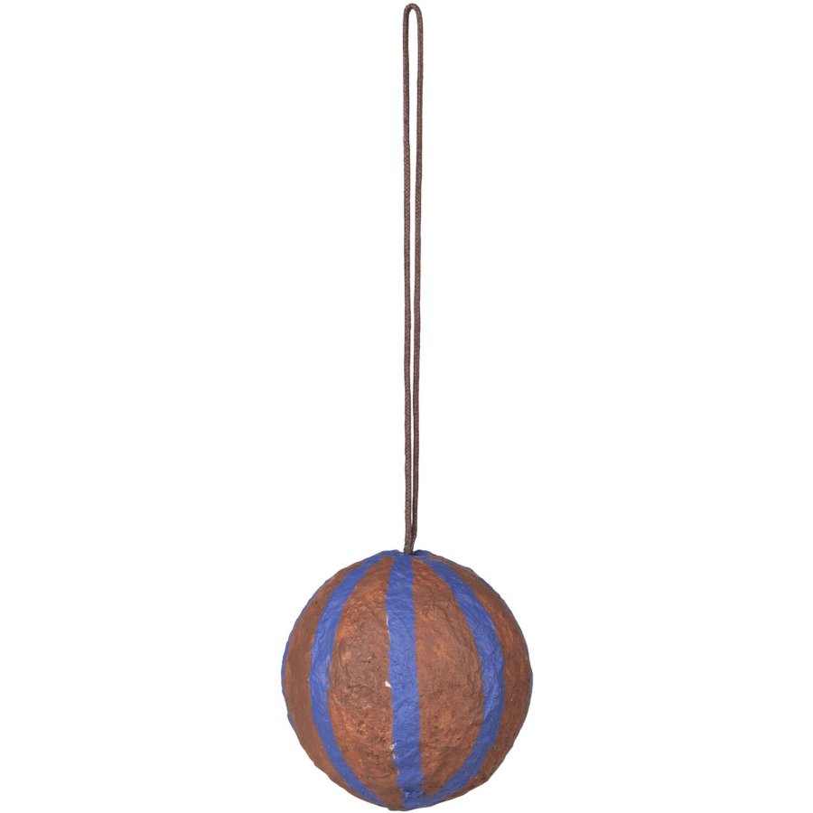 Broste Copenhagen Sphere Weihnachtskugel 6 cm, Caramel Brown