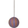 Broste Copenhagen Sphere Weihnachtskugel 8 cm, Caramel Brown