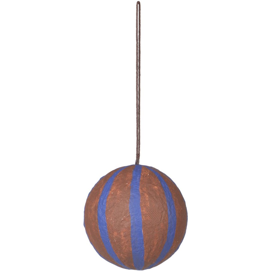 Broste Copenhagen Sphere Weihnachtskugel 8 cm, Caramel Brown