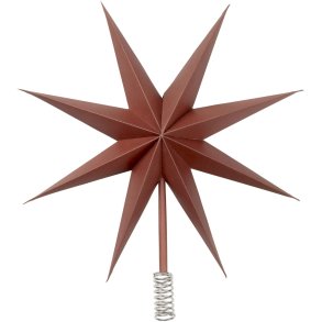 Broste Copenhagen Star Baumspitze �30 cm, Pompeian Red