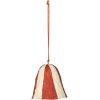 Broste Copenhagen Stripe Pulp Ornament 6 cm, Pumpkin Orange