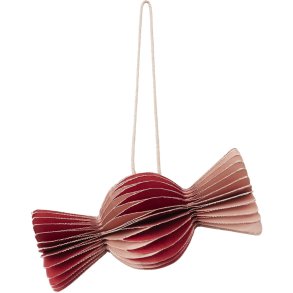 Broste Copenhagen Caramel Ornament 7,5 cm, Pompeian Red