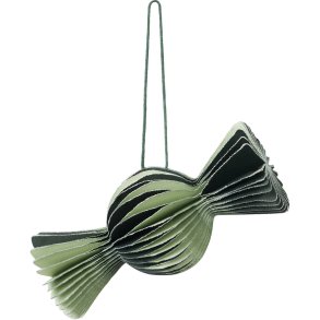 Broste Copenhagen Caramel Ornament 7,5 cm, Light Green