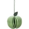 Broste Copenhagen Apple Ornament H6 cm, Light Green