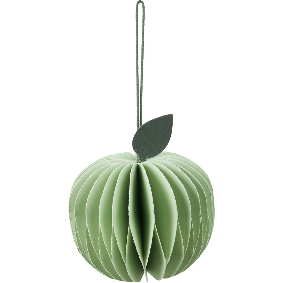 Broste Copenhagen Apple Ornament H6 cm, Light Green