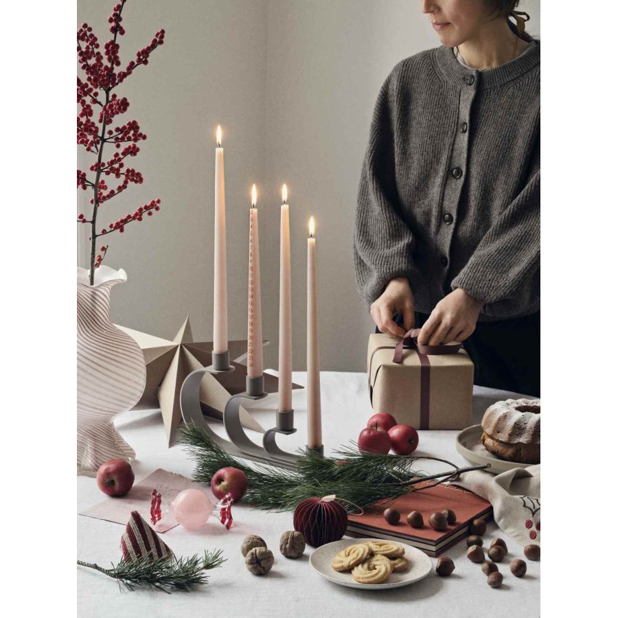 Broste Copenhagen Apple Ornament H6 cm, Pompeian Red