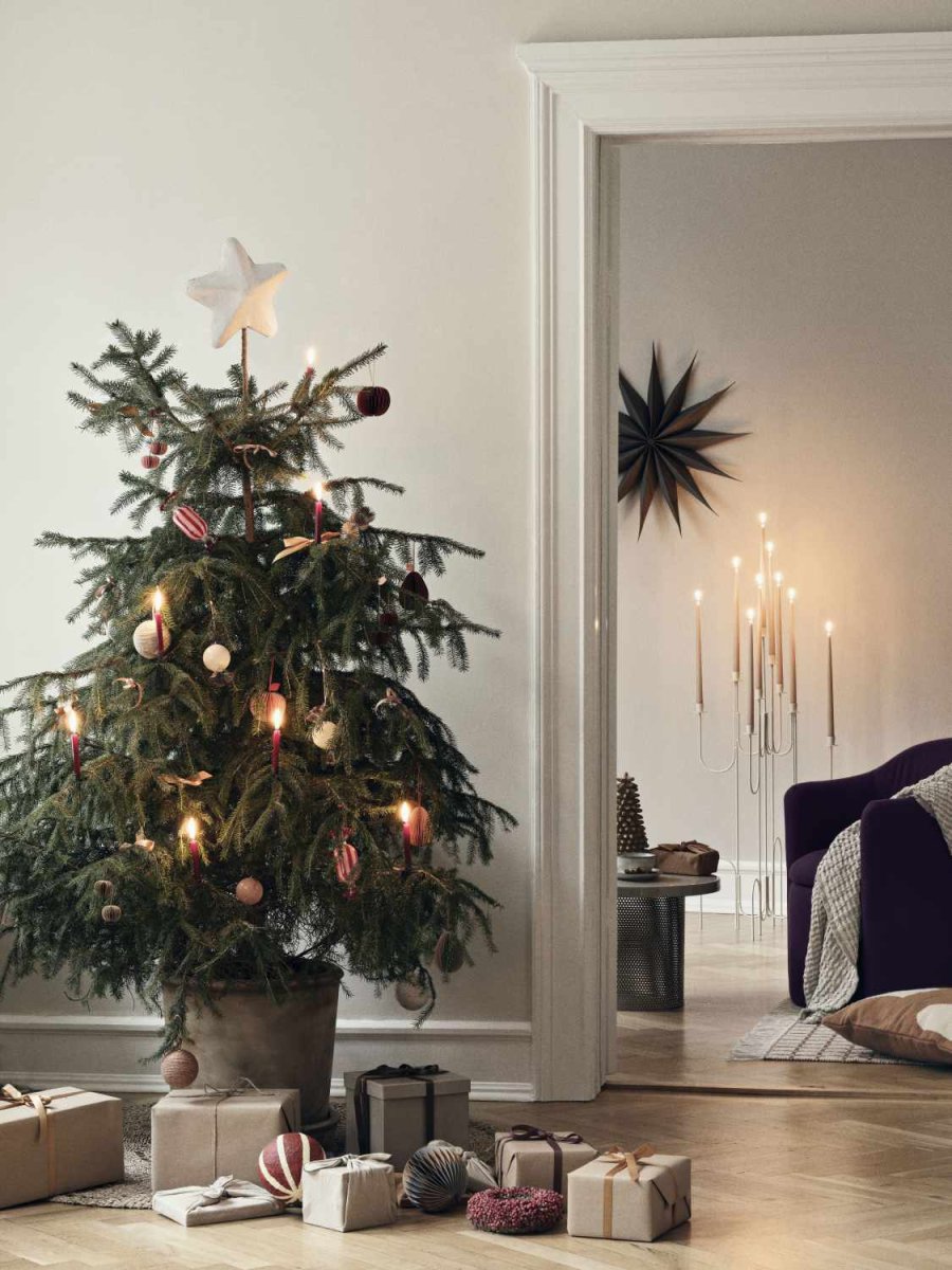 Broste Copenhagen Apple Ornament H6 cm, Dusty Pink