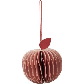 Broste Copenhagen Apple Ornament H6 cm, Dusty Pink