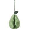 Broste Copenhagen Pear Ornament H8 cm, Light Green