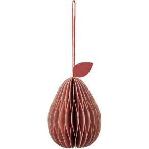 Broste Copenhagen Pear Ornament H8 cm, Dusty Pink