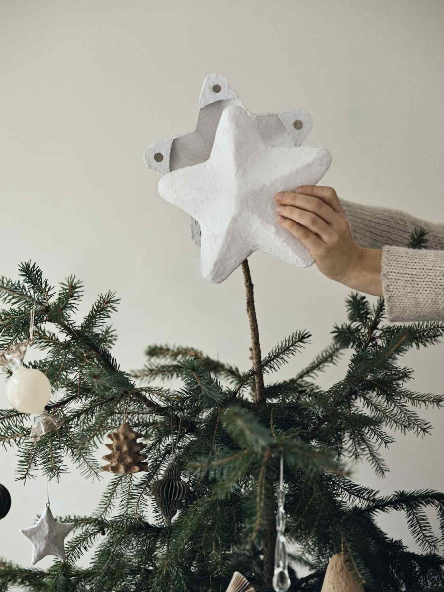Broste Copenhagen Pulp Baumspitze 22 cm, Wei