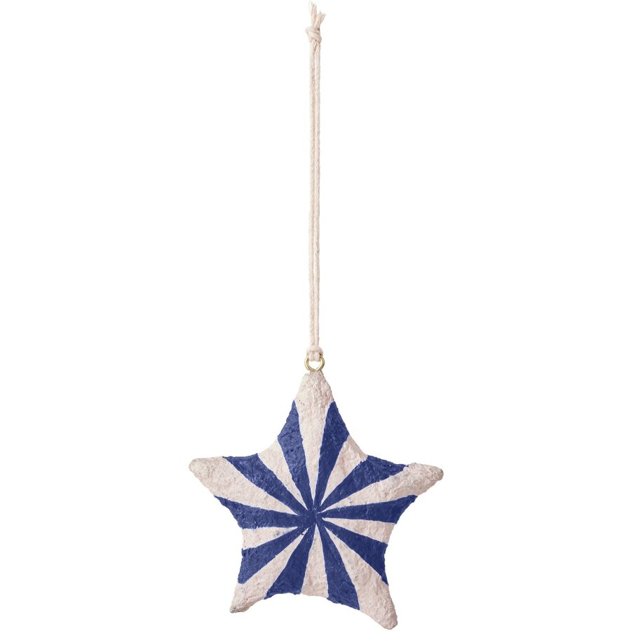 Broste Copenhagen Pulp Ornament 8,5 cm, Intense Blue