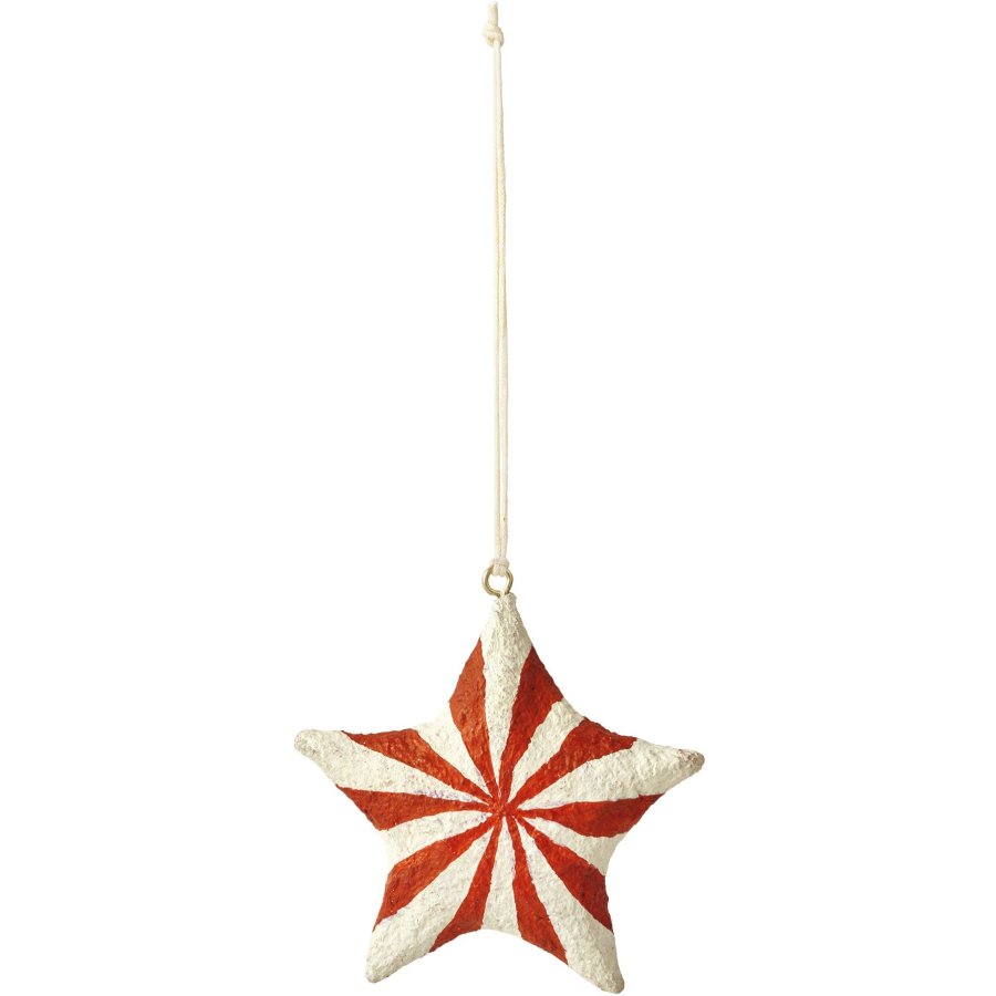 Broste Copenhagen Pulp Ornament 8,5 cm, Pumpkin Orange