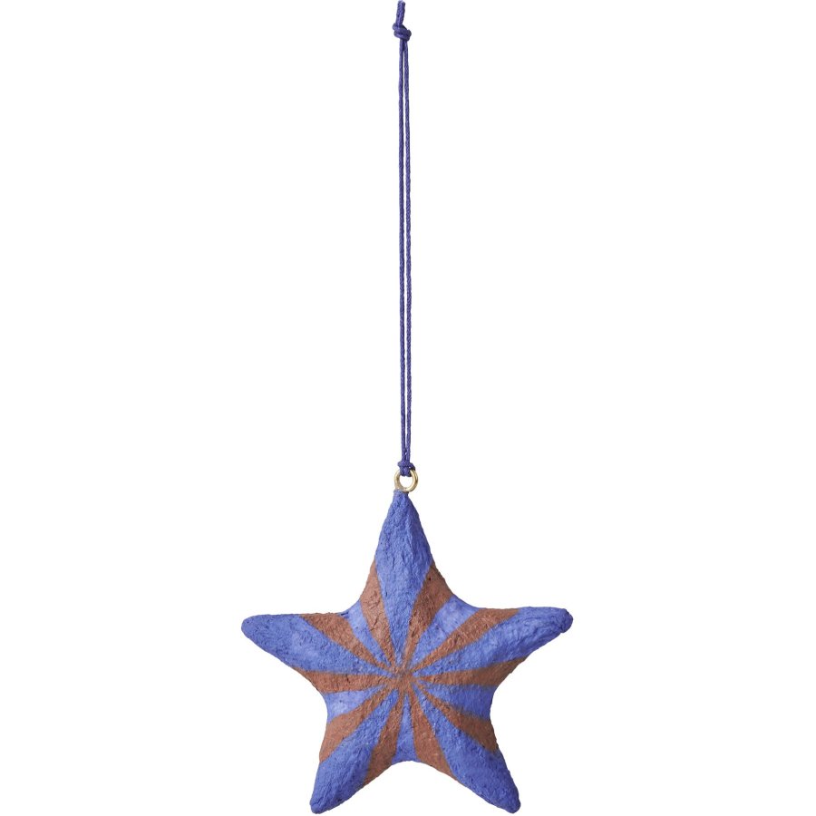Broste Copenhagen Pulp Ornament 8,5 cm, Caramel Brown