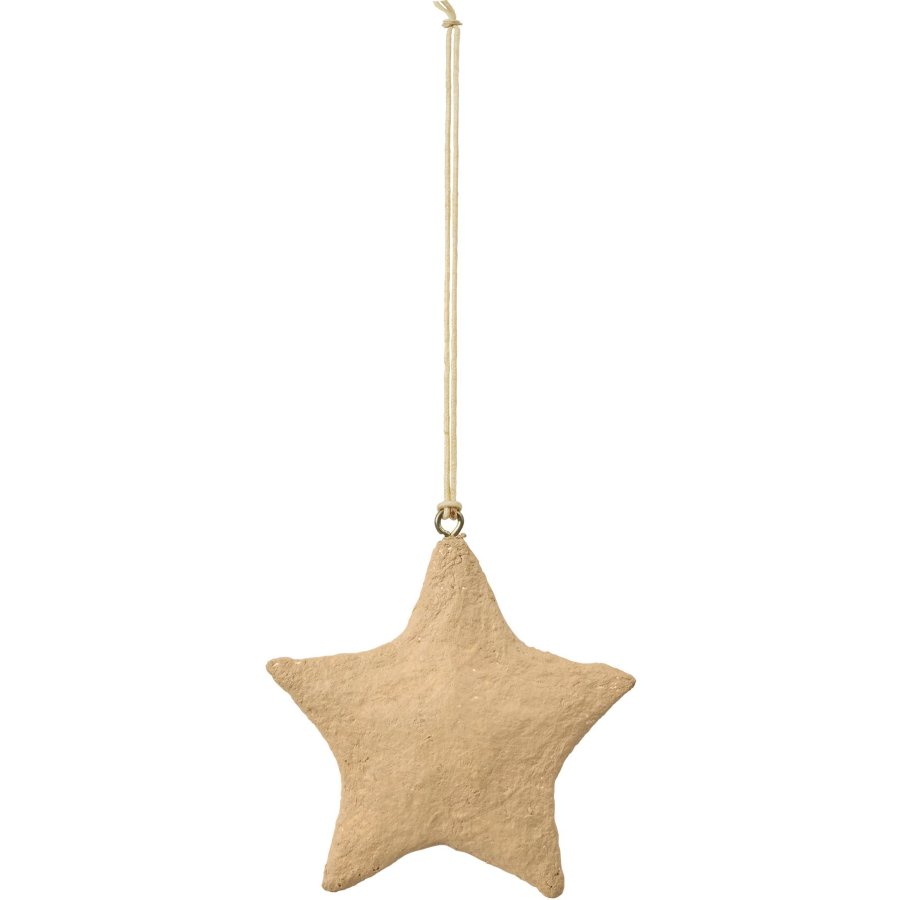 Broste Copenhagen Pulp Ornament 8,5 cm, Braun