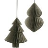 Broste Copenhagen Christmas Mix Ornament Weihnachtsbaum 2er Set 13 cm, Thyme