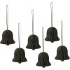 Broste Copenhagen Chime Bell Ornament 6er Set 4,5 cm, Thyme