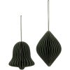 Broste Copenhagen Christmas Mix Ornament 2er Set 8 cm, Thyme