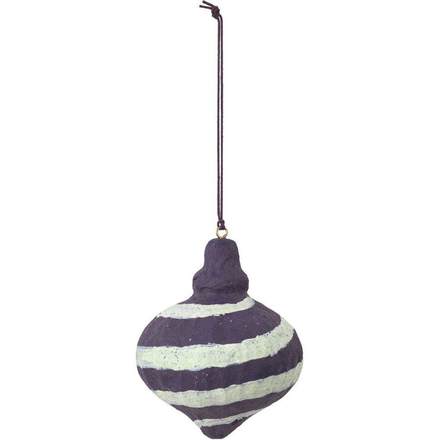Broste Copenhagen Pulp Ornament 7,5 cm, Blackberry Purple