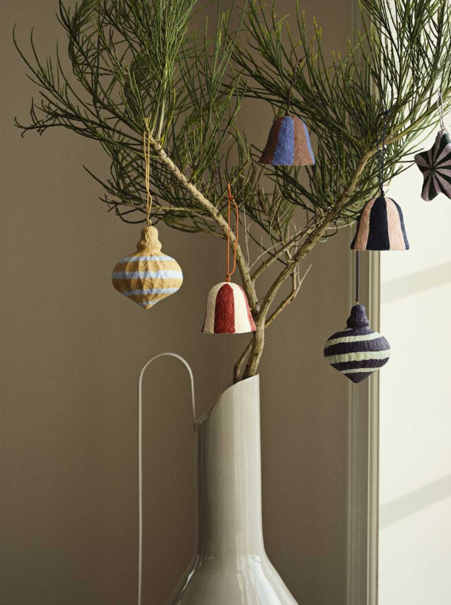 Broste Copenhagen Pulp Ornament 7,5 cm, Pigeon Blue