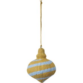 Broste Copenhagen Pulp Ornament 7,5 cm, Pigeon Blue