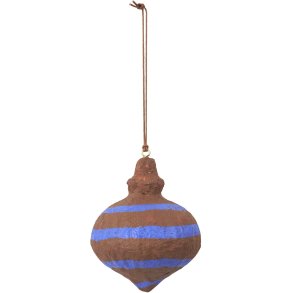 Broste Copenhagen Pulp Ornament 7,5 cm, Caramel Brown