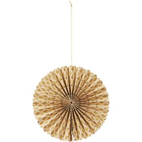 Broste Copenhagen Stella Rosette 12 cm, Harvest Gold