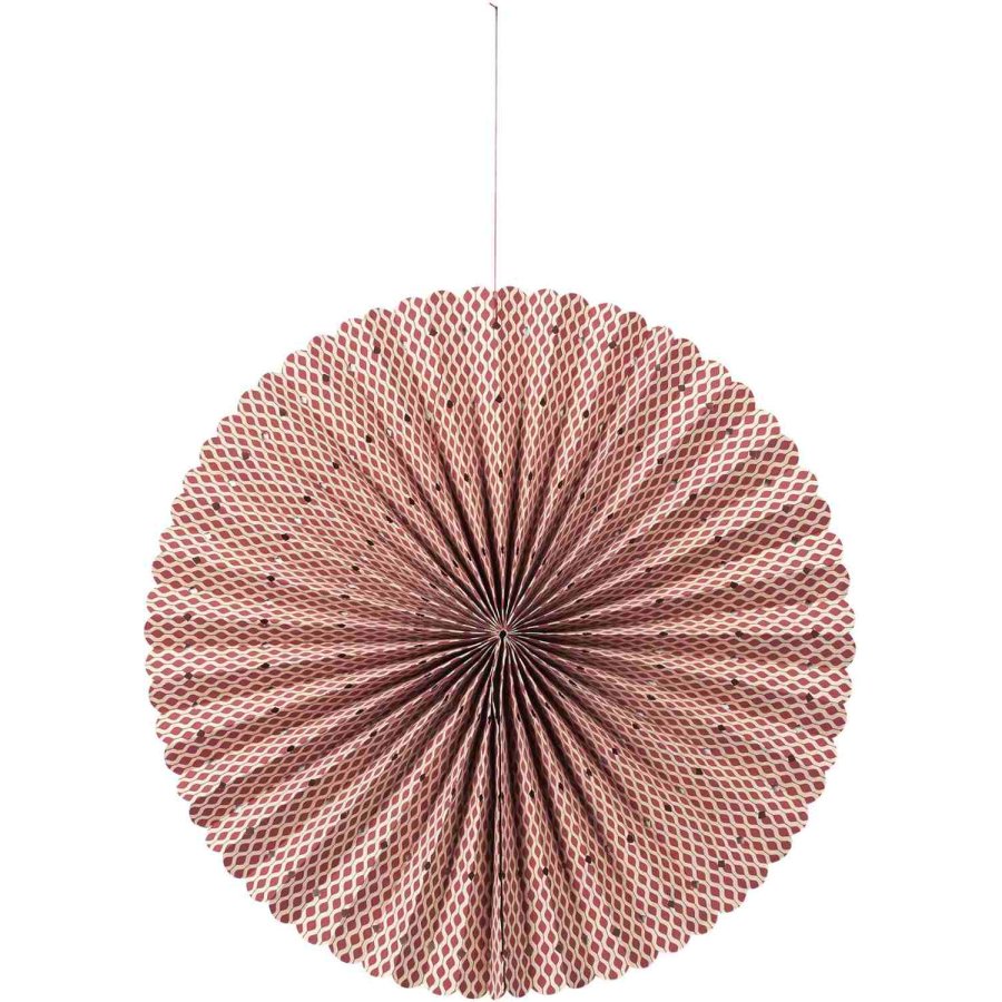 Broste Copenhagen Stella Rosette 43 cm, Pompeian Red
