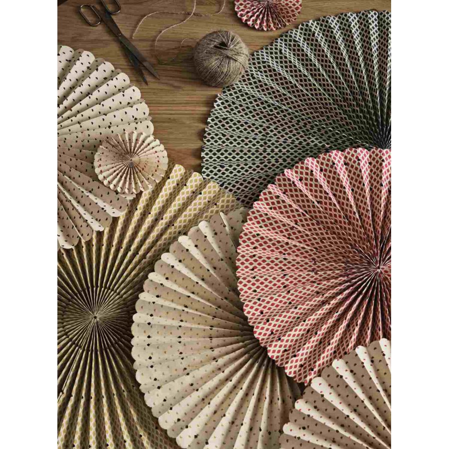 Broste Copenhagen Stella Rosette 60 cm, Forest Green