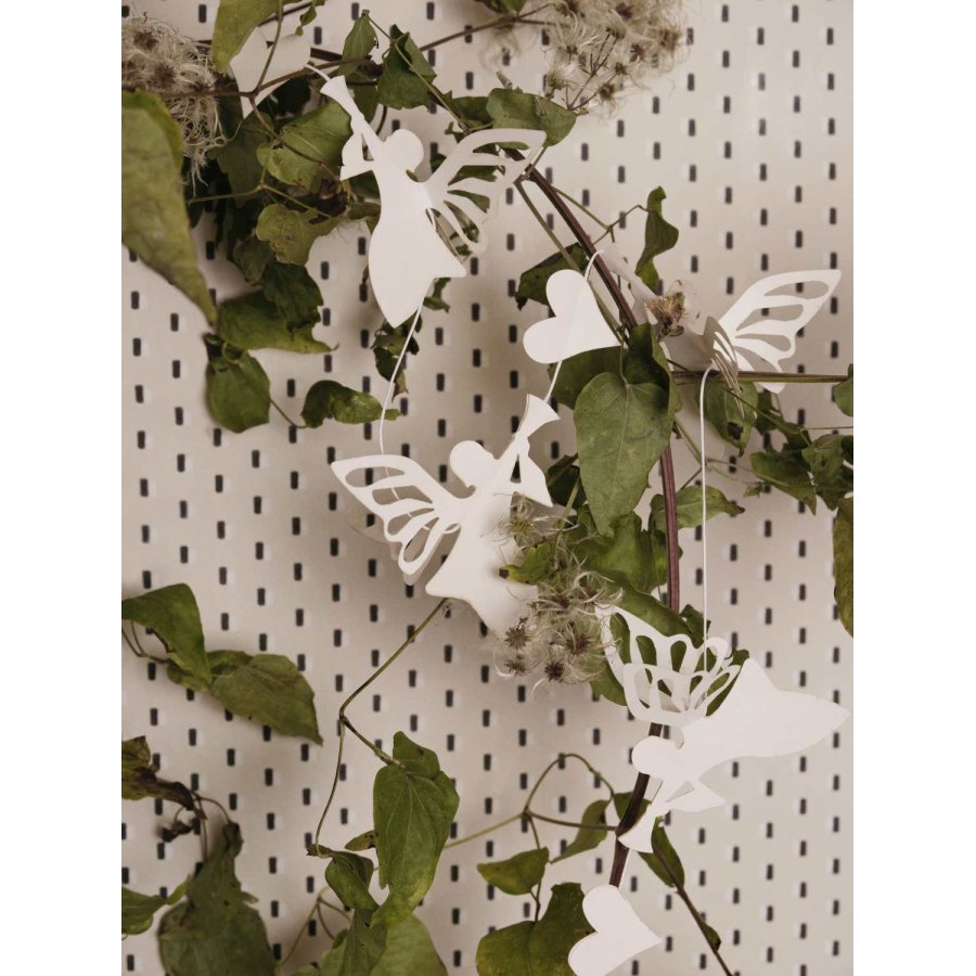 Broste Copenhagen Nostalgia Girlandenengel 180 cm, Off White