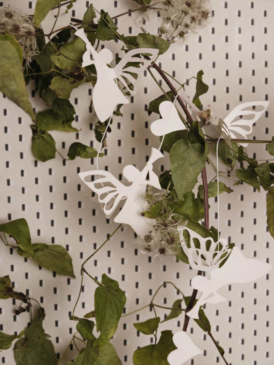 Broste Copenhagen Nostalgia Girlandenengel 180 cm, Off White