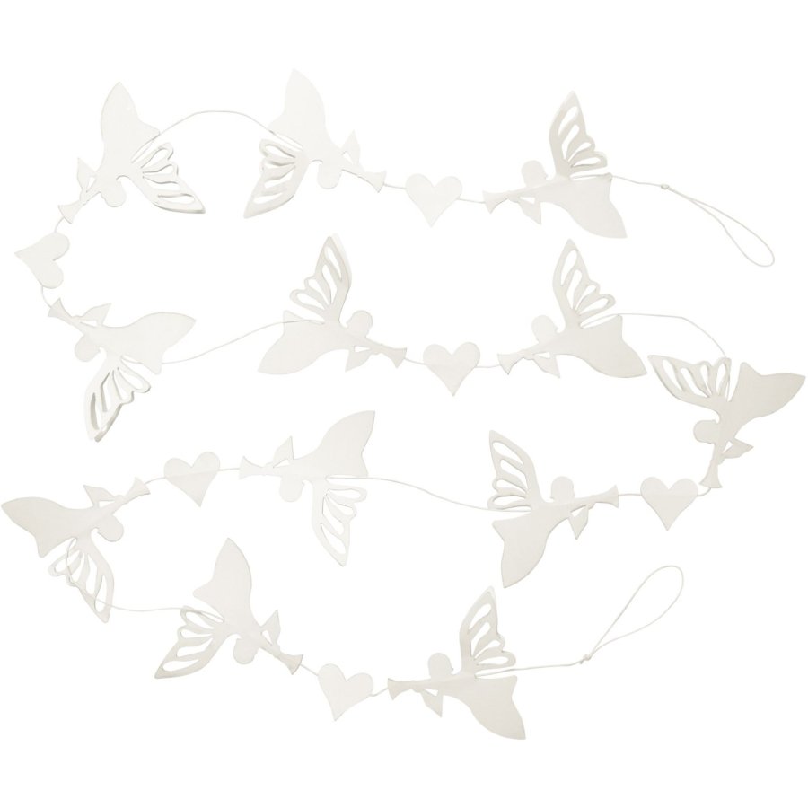 Broste Copenhagen Nostalgia Girlandenengel 180 cm, Off White