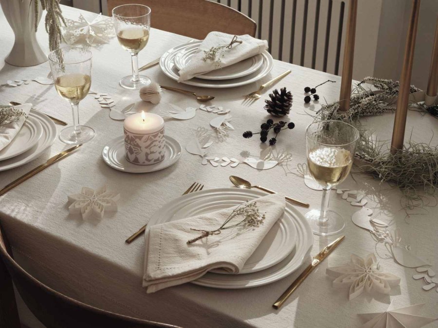 Broste Copenhagen Nostalgia Girlande Vogel 180 cm, Off White