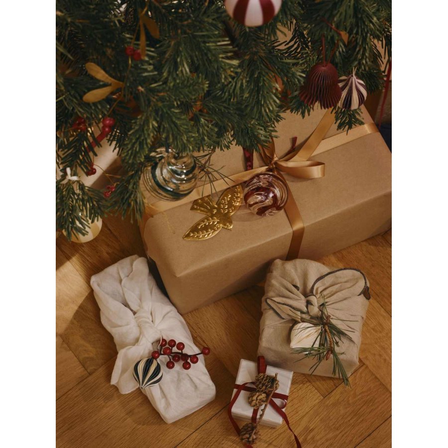 Broste Copenhagen Spira Ornament 6-delige set �3,8 cm, Groen