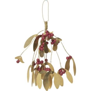 Broste Copenhagen Mistletoe Ornament 18 cm, R�d
