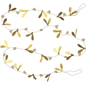 Broste Copenhagen Mistletoe Guirlande 184 cm, Beige