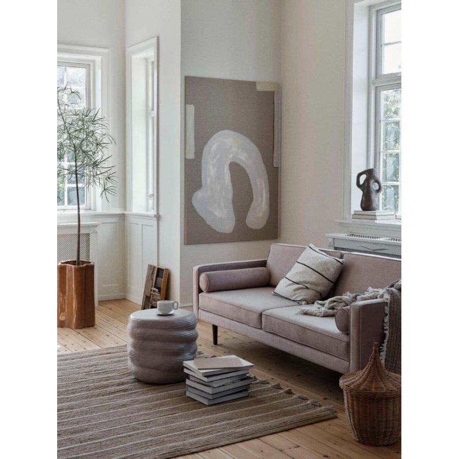 Broste Copenhagen Ezra Teppich 140x200 cm, Natur/Naturwei