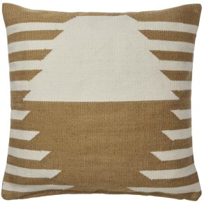 Broste Copenhagen Hedda Kissenbezug 50x50 cm, Cinnamon Sand