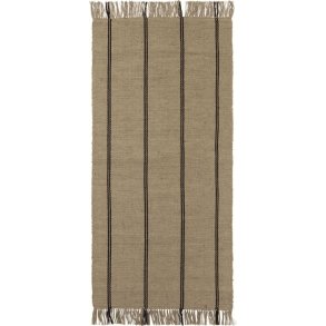 Broste Copenhagen Yuki Teppich 70140cm, Schwarz