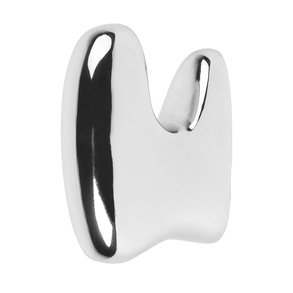 Broste Copenhagen Roberta Wandhaken 10x7 cm, Silberfarben