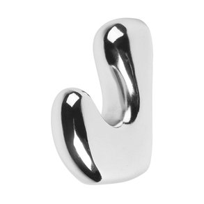 Broste Copenhagen Roberta Wandhaken 10x6 cm, Silberfarben