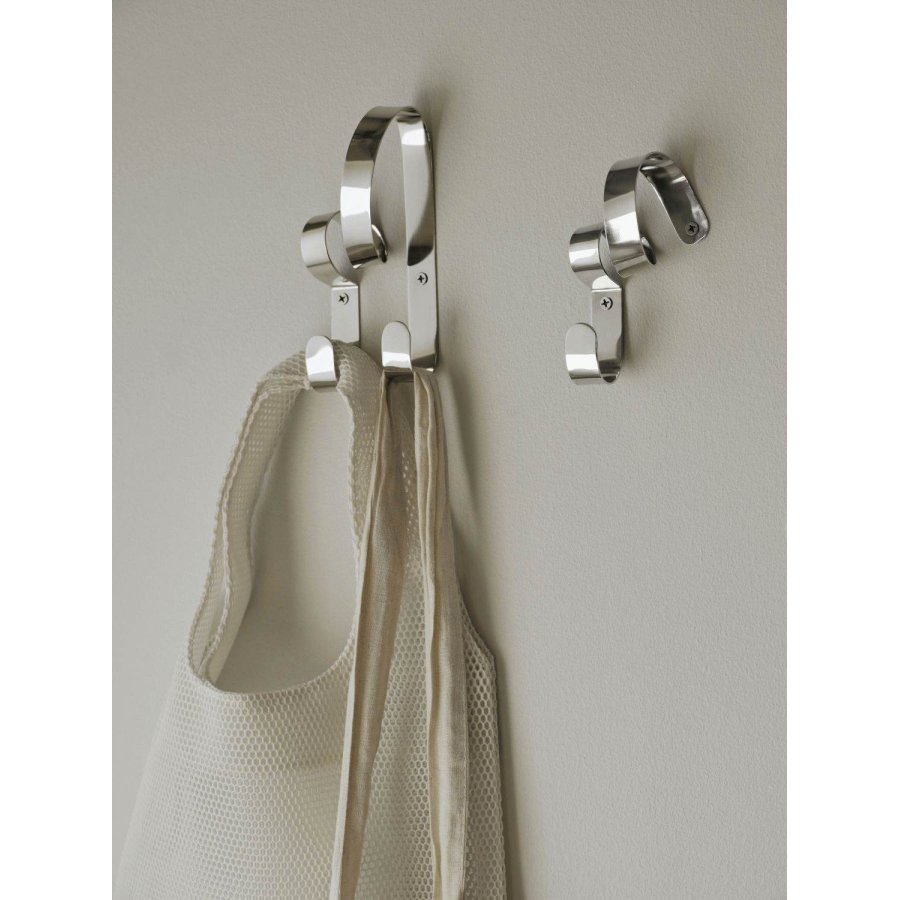 Broste Copenhagen Ribbon Wandhaken 12,5 cm, Metalfinish