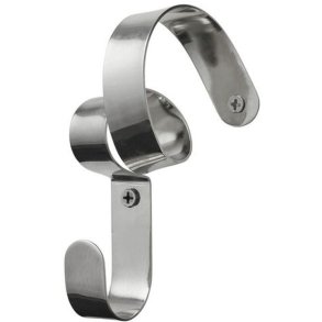 Broste Copenhagen Ribbon Wandhaken 12,5 cm, Metalfinish