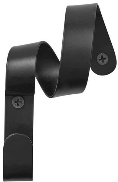 Broste Copenhagen Ribbon Wandhaken 12,5 cm, Schwarz